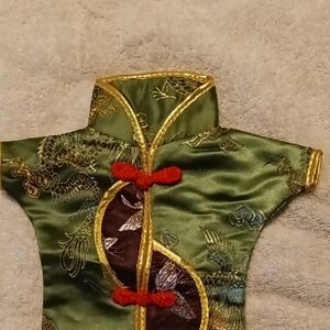 Kids Dragon Costume with Gold Trim
